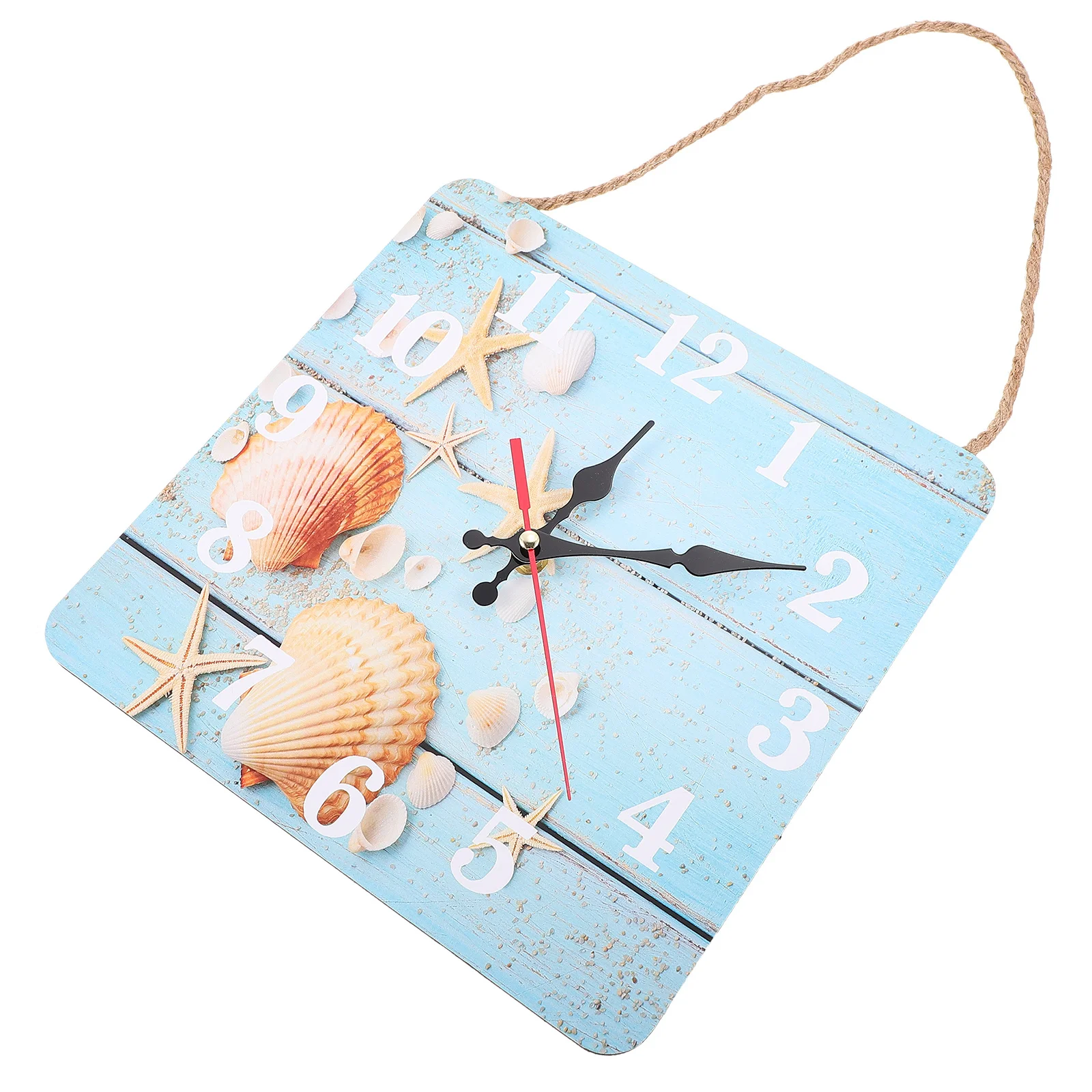 

1Pcs Vintage Nordic Style Wall Clock Retro Hanging Decorative Living Room Clock Frameless Density Board