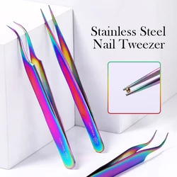 BORN PRETTY New Stainless Steel Cuticle Tweezer Trimmer Cuticle Scissors Dead Skin Remover For Nails Art Clippers Tools Manicure