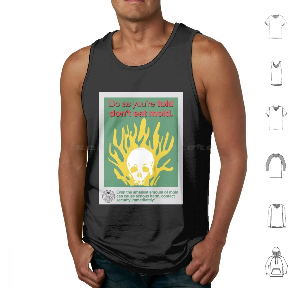 Control Don _ T Eat Mold Tank Tops Print Cotton Alan Wake Control Remedy Federal Bureau Of Control Game Gaming Jesse Faden