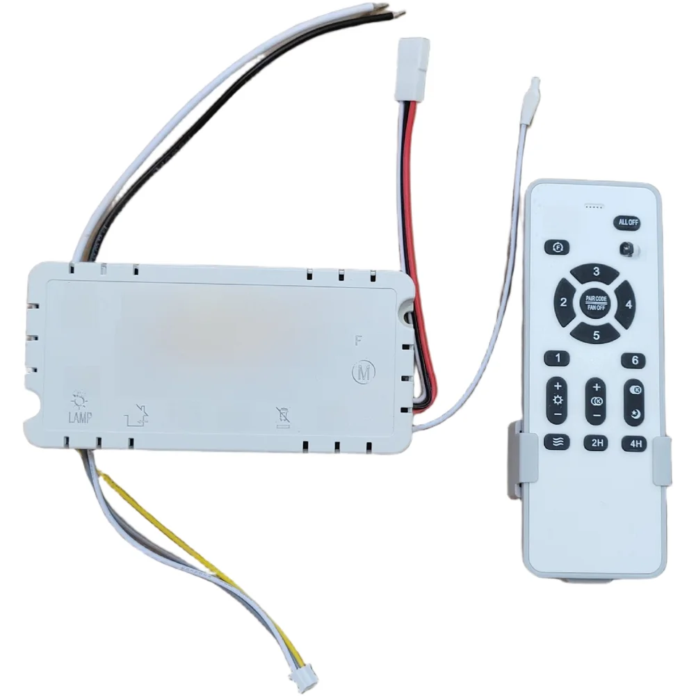 Remote Controlled Fan Light Receiver For Bedroom Compatible With AC Voltage And DC Motor Driver For Quiet Operation