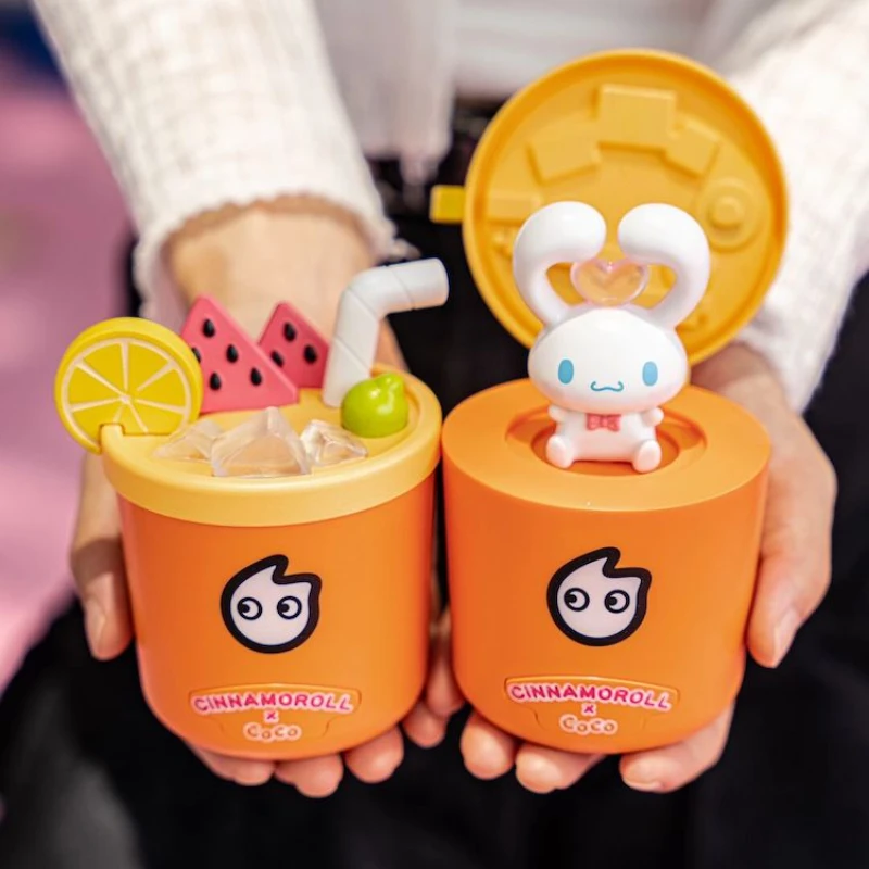 Coco Cinnamoroll Co Branded Toy Can All Be Made with The Little Bear Love Brand Featuring Watermelon Car Seals and Milk Tea Cups