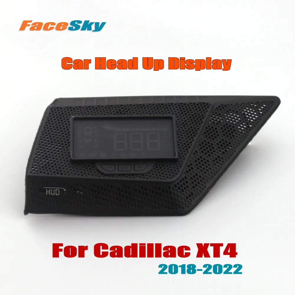 For Cadillac XT4 2018-2024 HUD Car Head Up Display Auto Electronic Accessories Front View Windshield Projector