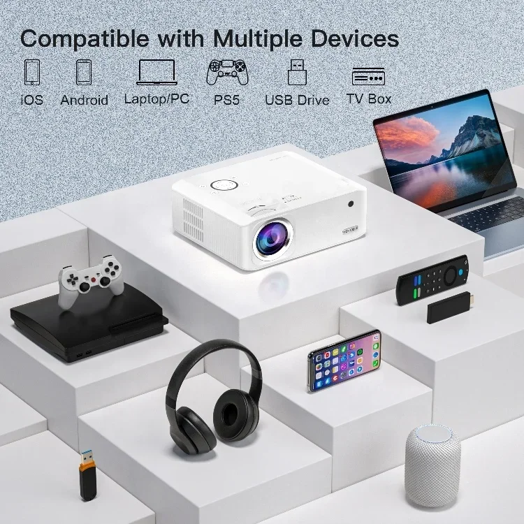 12000 Lumens  4K Proyector Nativ 1080P Wifi Proyector Led Full HD Projector 4K for Home Theater Party Meeting Use 4K