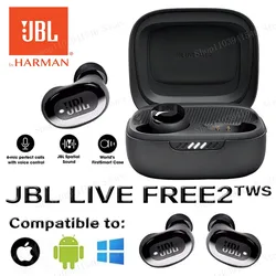 Original JBL LIVE FREE2 True Wireless Bluetooth Earphone Noise-cancelling Earbuds Music Sports Headset IPX5 Waterproof Antisweat