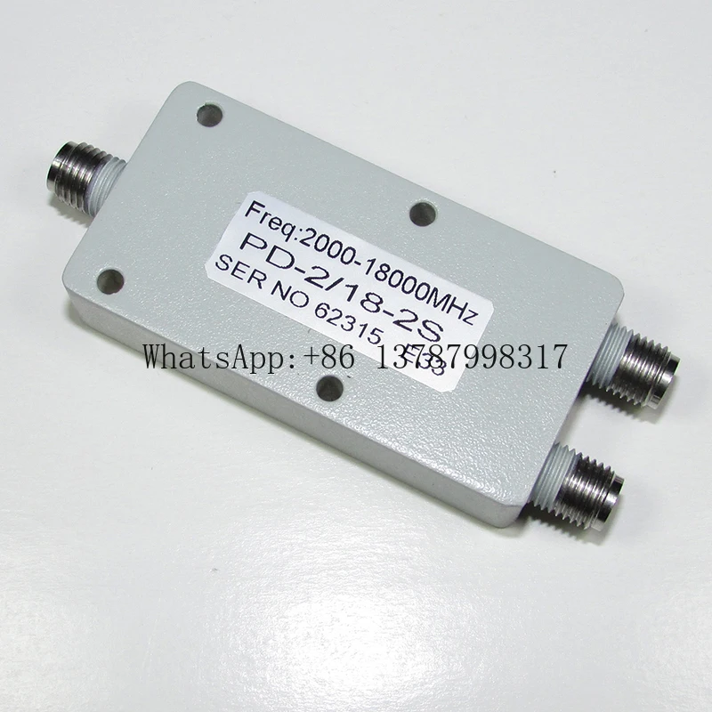 PD-2/18-2S 2-18GHz 20W SMA RF Microwave One in Two Broadband Power Divider