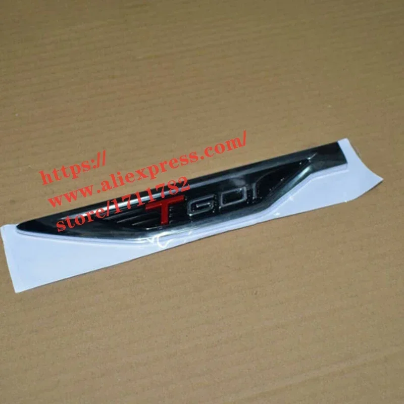 ABS Chrome Fender Door Decoration Sticker for Chery TIGGO 8 PRO MAX,TGDI Logo Sticker 609000953AA,609000955AA