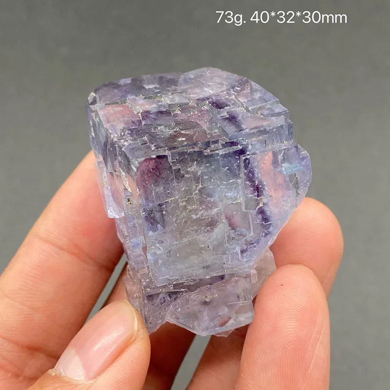 100% Natural China Hunan Yaogangxian Fluorite Crystal Rough Stone Quartz Mineral Healing Crystal