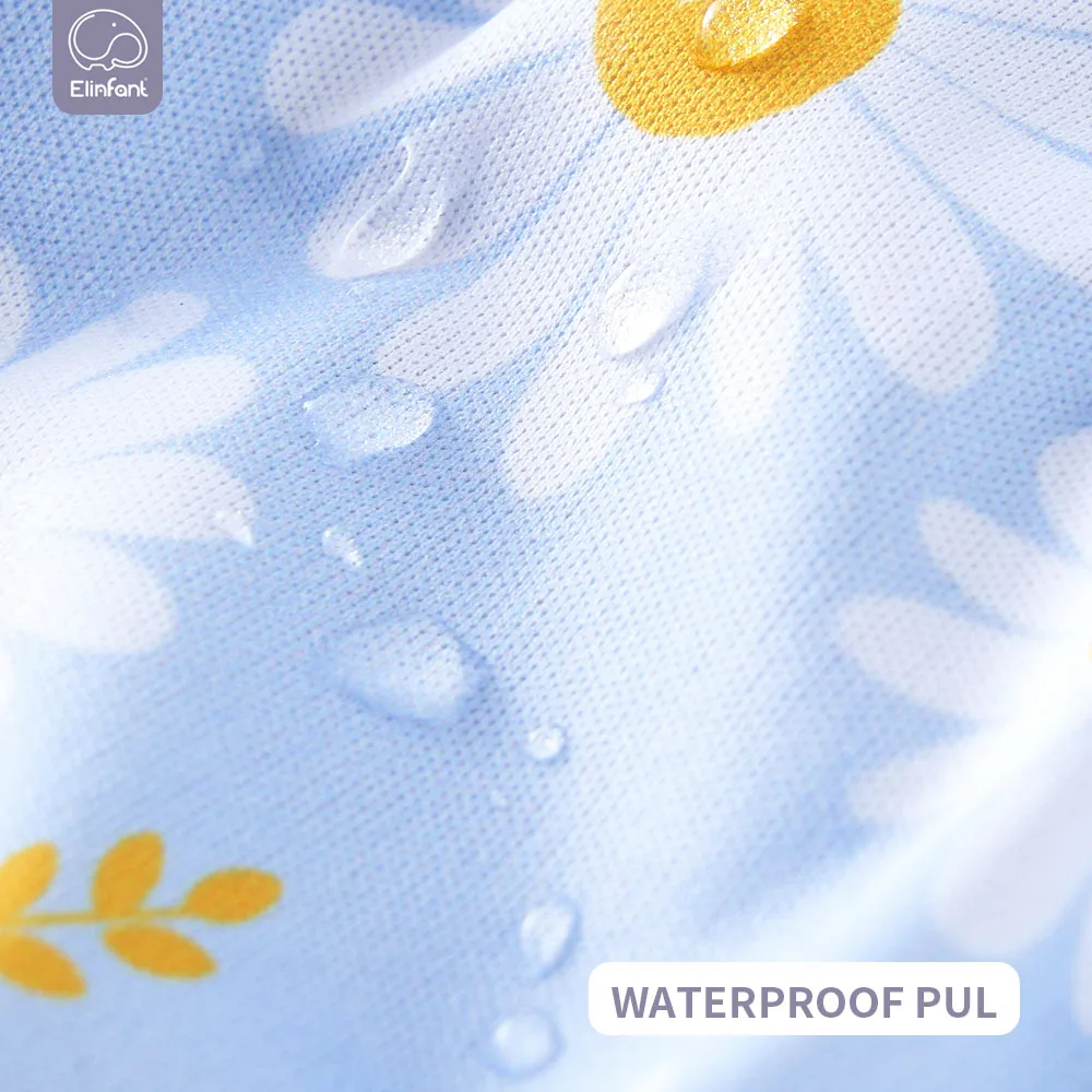 Elinfant Washable Reusable Suede Cloth Inner With One Pocket Fit 3-15kg Baby Cloth Diaper