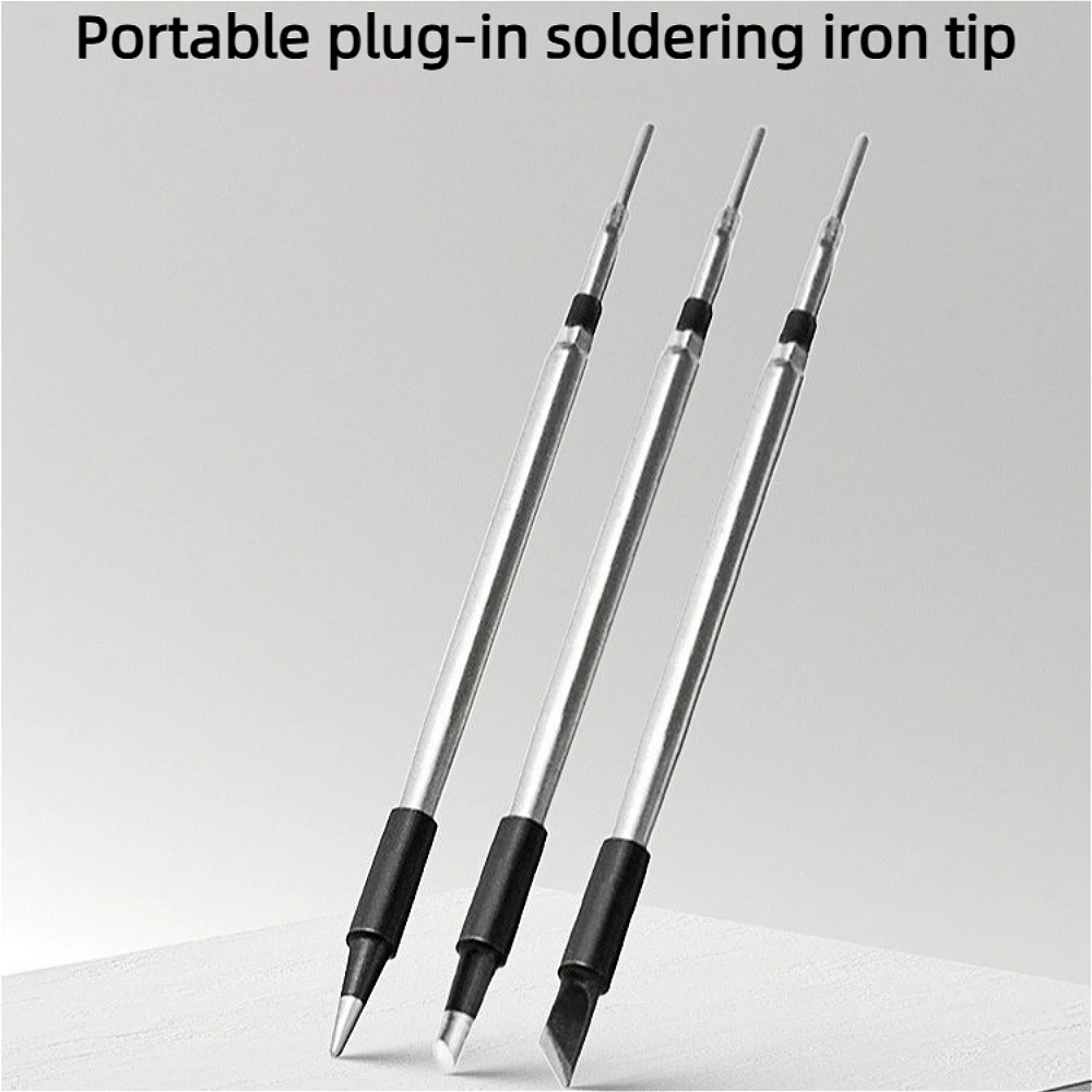 Embouts de fer à souder de remplacement compatibles avec un fer à souder alimenté par USB 5V pour la réparation de circuits, la soudure de petits composants électroniques
