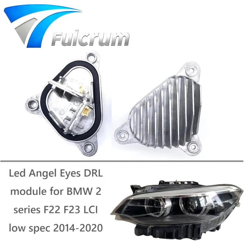 Led Angel Eyes DRL Module 63117494851 63117494852 For BMW 2 series F22 F23 Low spec 2014-2020 Daytime Running Light Module