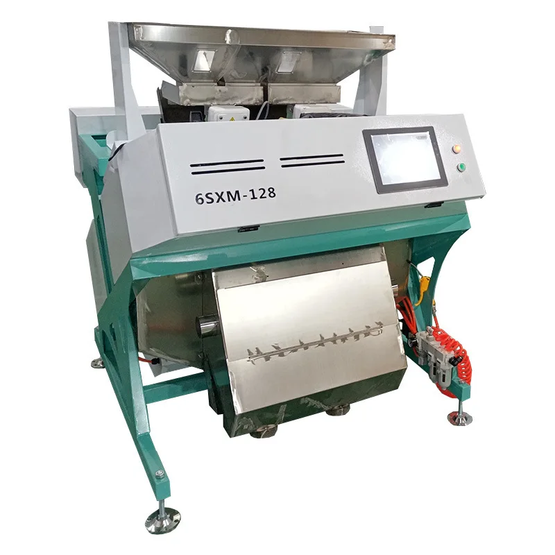 Small-Scale Rice  Grain  Black Rice  and Bean Sorter  Automatic Color Sorting and Grading Machine