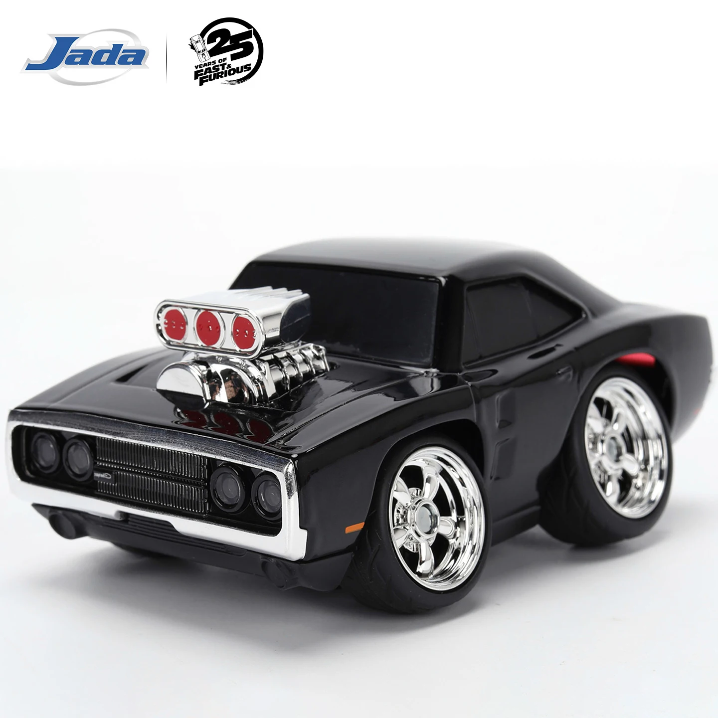 JADA Fast & Furious 25th Anniversary 1:28 Модель из мелких деталей 1970 Dodge Charger R/T, официально лицензированная, JD36826