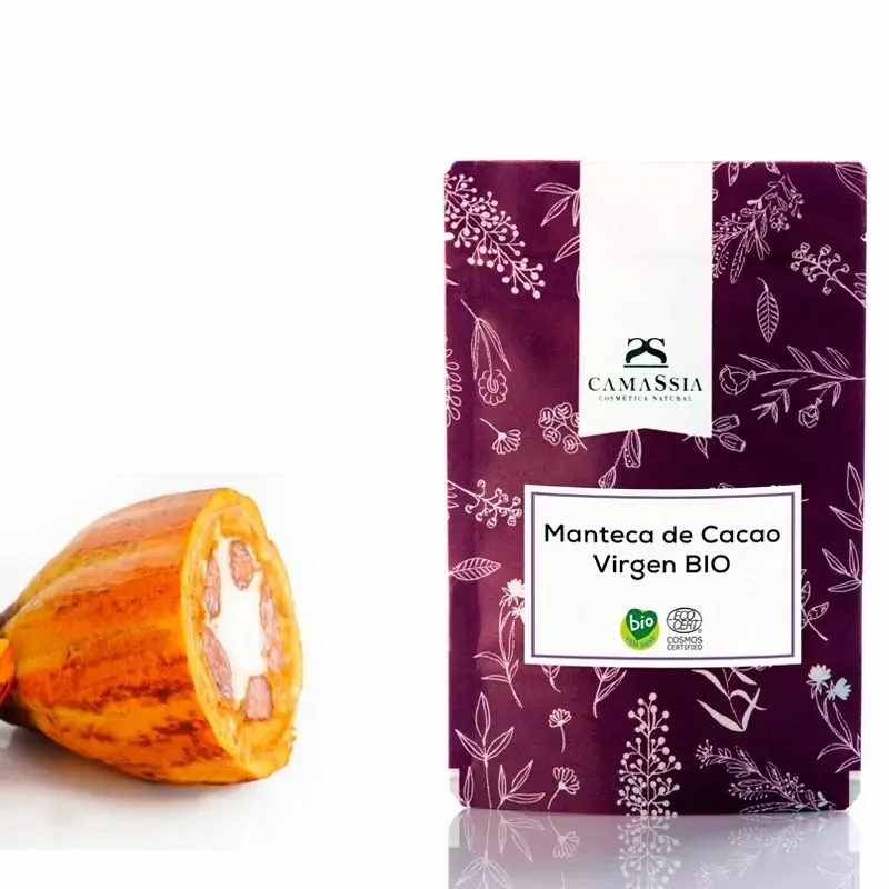 Camassia Manteca de cacao virgen BIO | Mantecas y ceras para cosmética | virgen y procedente de agricultura ecológica