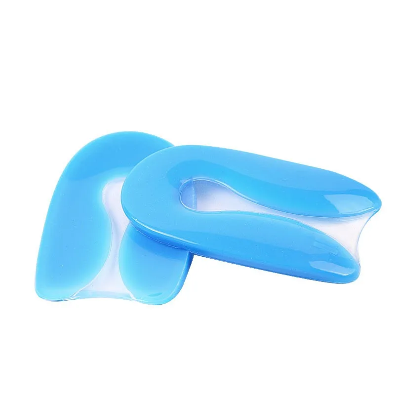 Silicone Gel U-Shaped Heel Pad Soft Shock Absorption Rear Foot Cushion Shoe Insole for Comfort Foot Care image 4