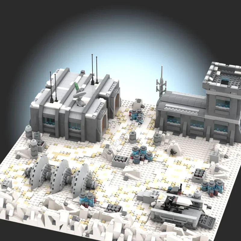 4679PCS MOC Space Wars Hoth battle base trenchline Custom Puzzle City Street View Education DIY Model Childrens Toy Holiday Gift