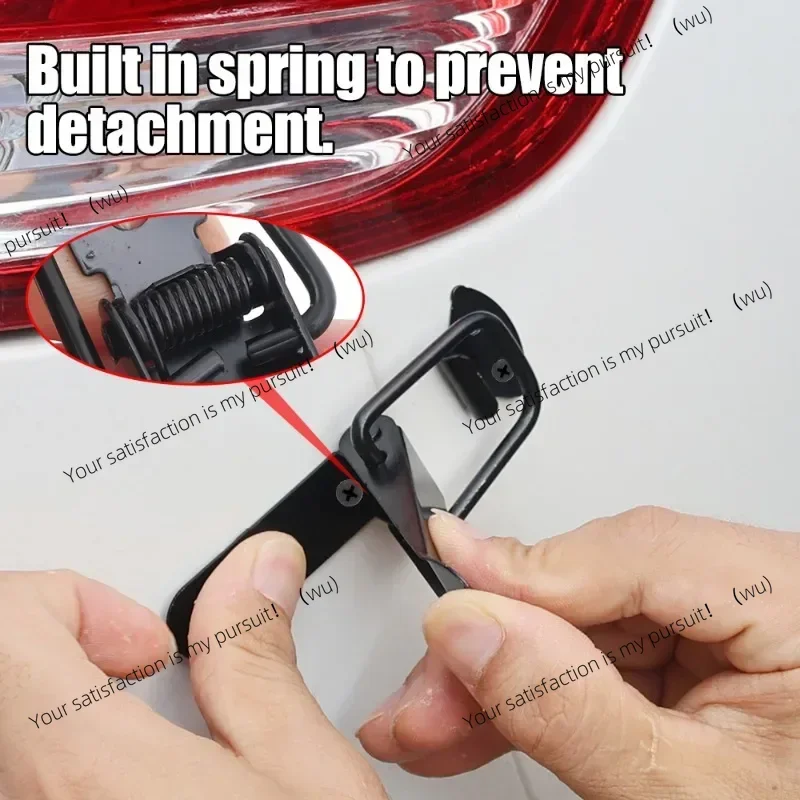 4car bumper retractors, small/large connection latches, quick release hooks