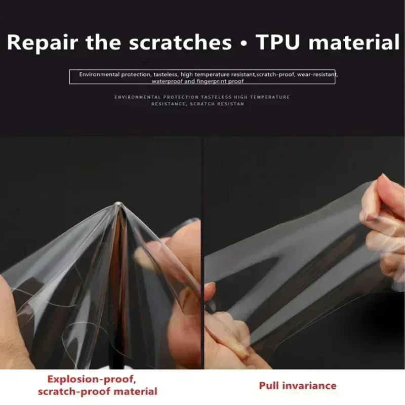 2 Pieces Car Front Headlamp Film for Cadillac CTS XTS ATSL TPU Transparent Film Headlight Trim Strips Car Accessories