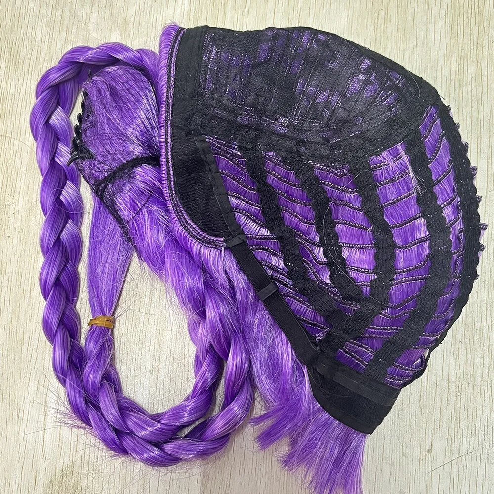 Halloween HAIRJOY cheveux synthétiques Cosplay perruque démon chasseurs Costume Rumi Cosplay perruque Anime perruques cheveux longs raides accessoire