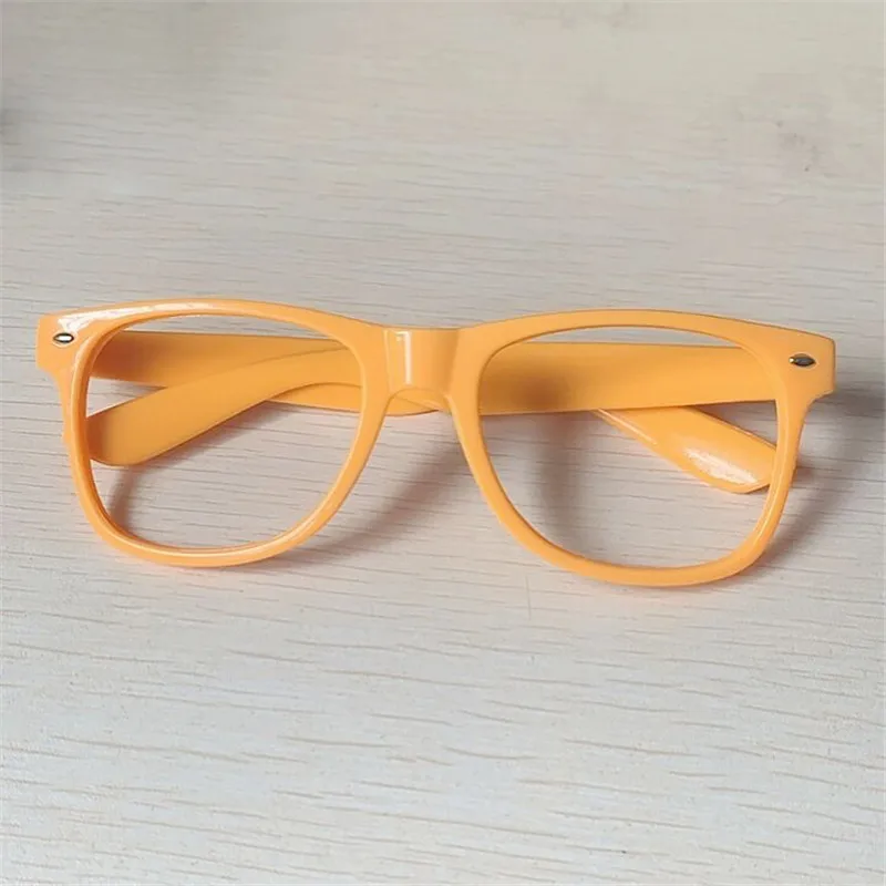 

Rockjoy Orange Myopia Glasses Women Male White Clear Eyeglasses Frame Female Fashion Spectacles Anti Reflection -100 150 200