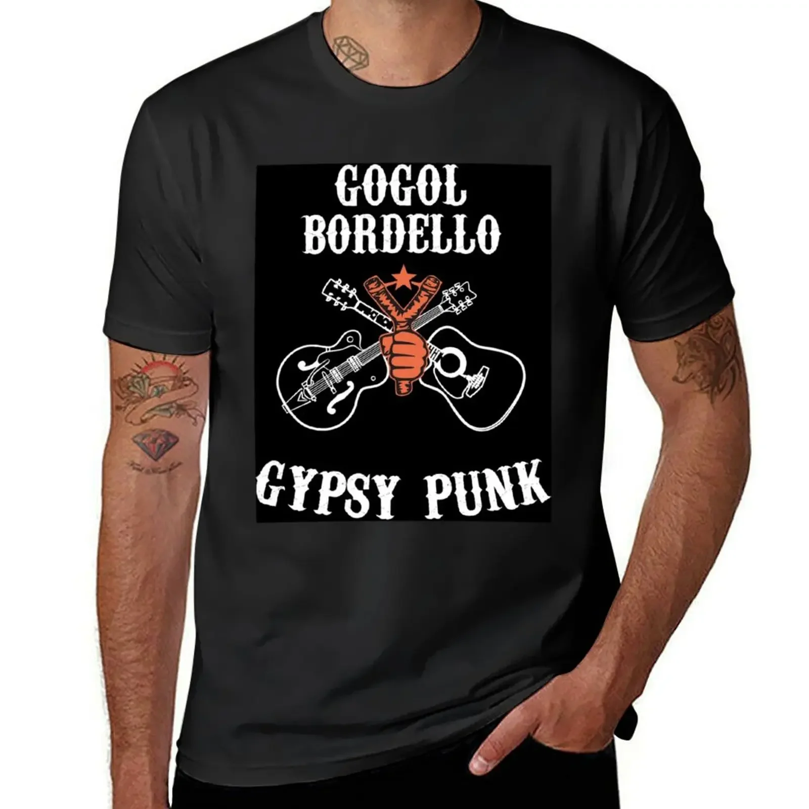 Gogol Bordello Gypsy Punk T-Shirt quick drying kawaii clothes graphic tee shirt black t-shirts for men