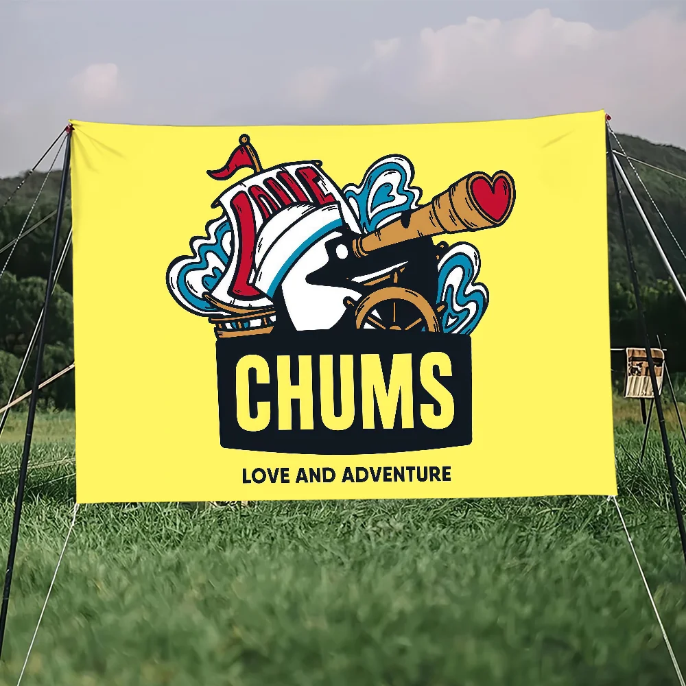 Chums Fashion Outdoor Brand Flag Art Sci Fi Room Home Decor Wall Mount Home Decor Banner