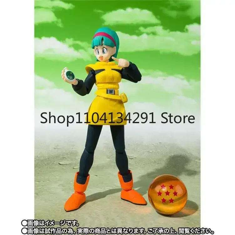 Original Bandai Soul édition limitée S.H.Figuarts Dragon Ball Z Bulma Namek voyage figurine modèle cadeau d'anniversaire jouet