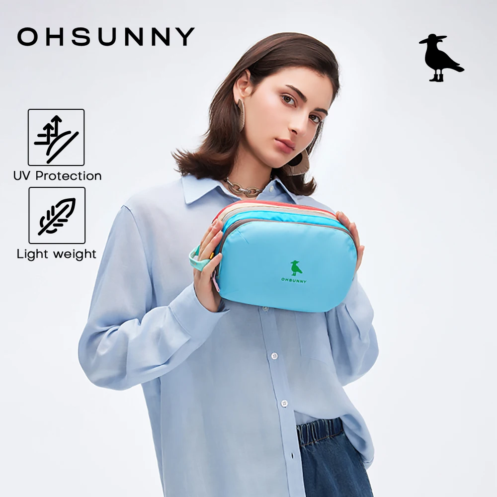 

OhSunny женская косметичка портативный клатч для хранения большой емкости многослойные косметички предметы первой необходимости для путешествий косметичка