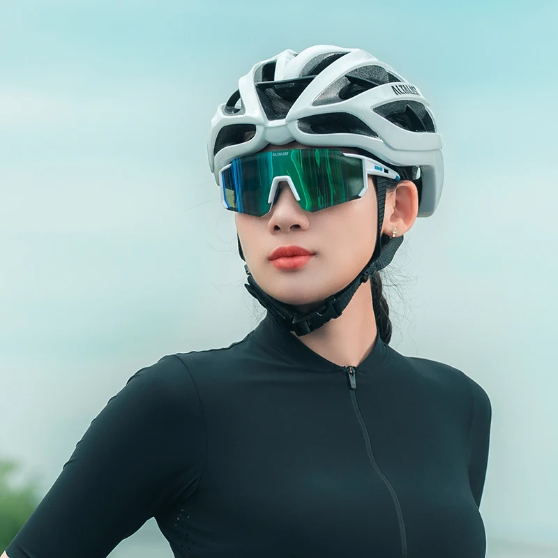 ALTALIST)Photochromic Polarized Sports Glasses Cycling Running