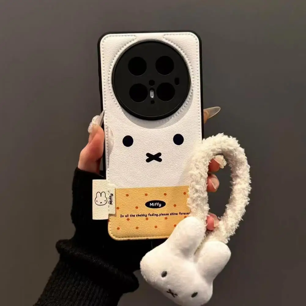 Miffy Rabbit Cartoon Cute Phone Case Is Suitable for Iphone16 15 14 13Promax Series Anti Drop Phone Protection Cases