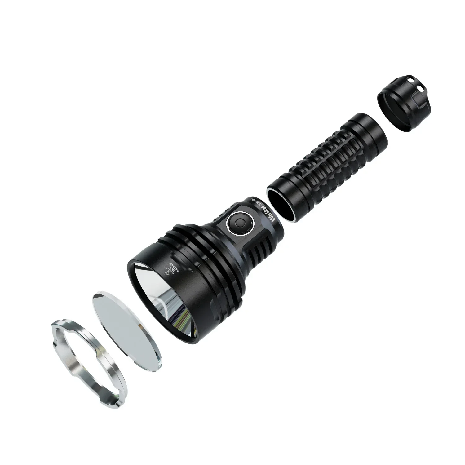 High Lumen 1089M  Long Beam Distance Torch Rechargeable SBT90.2 LED Flashlight Spotlight with Low Voltage Protection