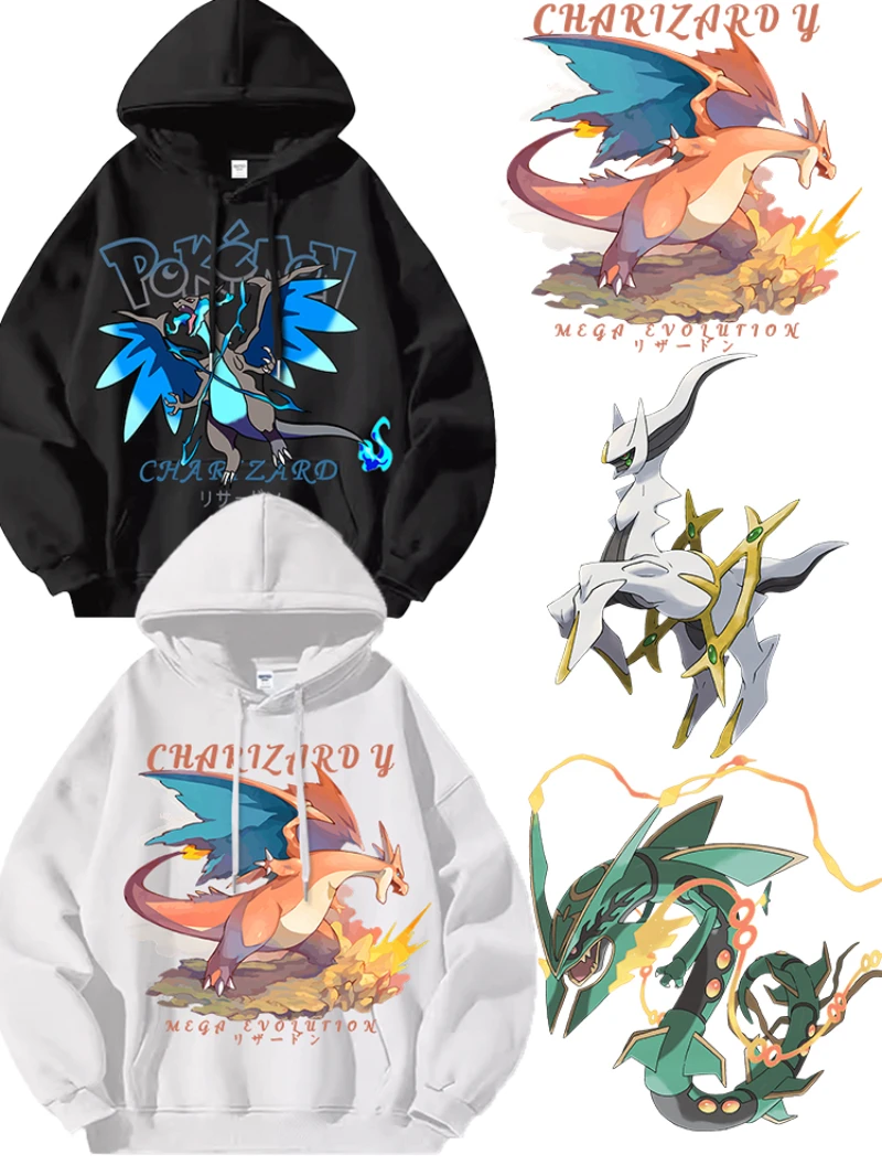 MINISO Pokémon Cute Eevee Printed Hoodie for Men and Women 2025 Autumn/winter New Y2K Harajuku Plus Size Casual Sweater Top