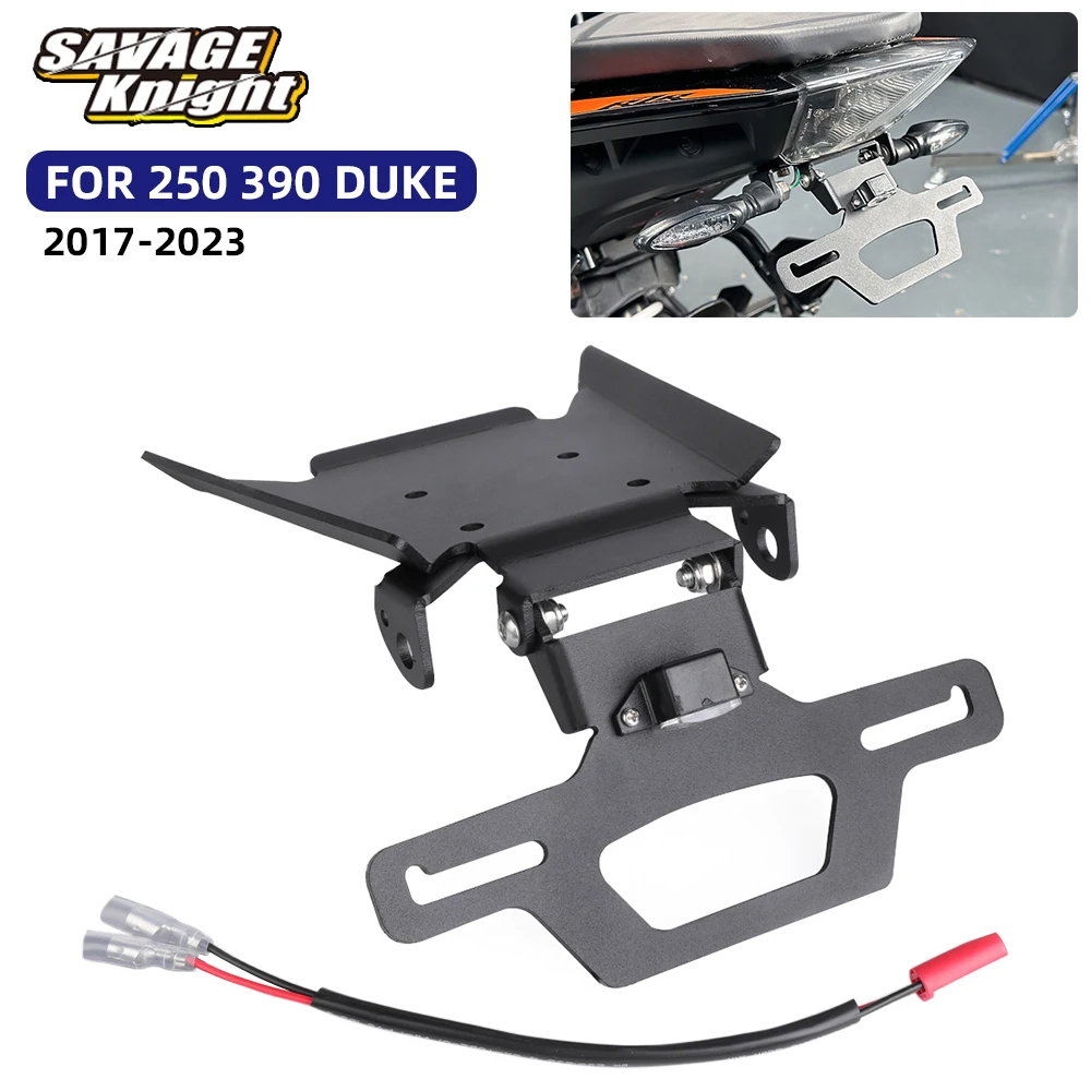 

Motorcycle Tail Tidy Holder License Plate Bracket For 390duke 250duke 250 390 Duke 2017-2023 LED Registration Fender Eliminator