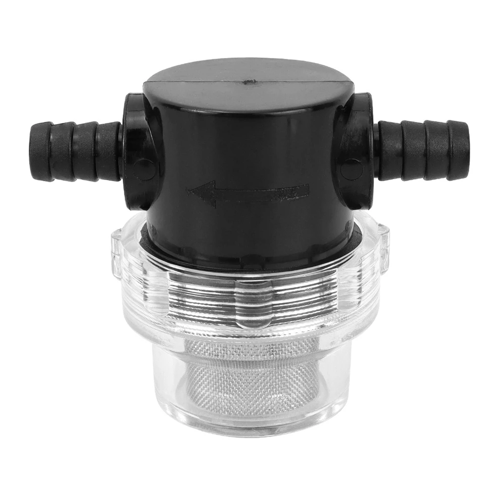 1Pcs Water Pump Strainer 3/8 ID Hose Barb Mesh Filter Screen Inline Twist-on Plumbing Strainer 12v Dc for Rv Marine Boat