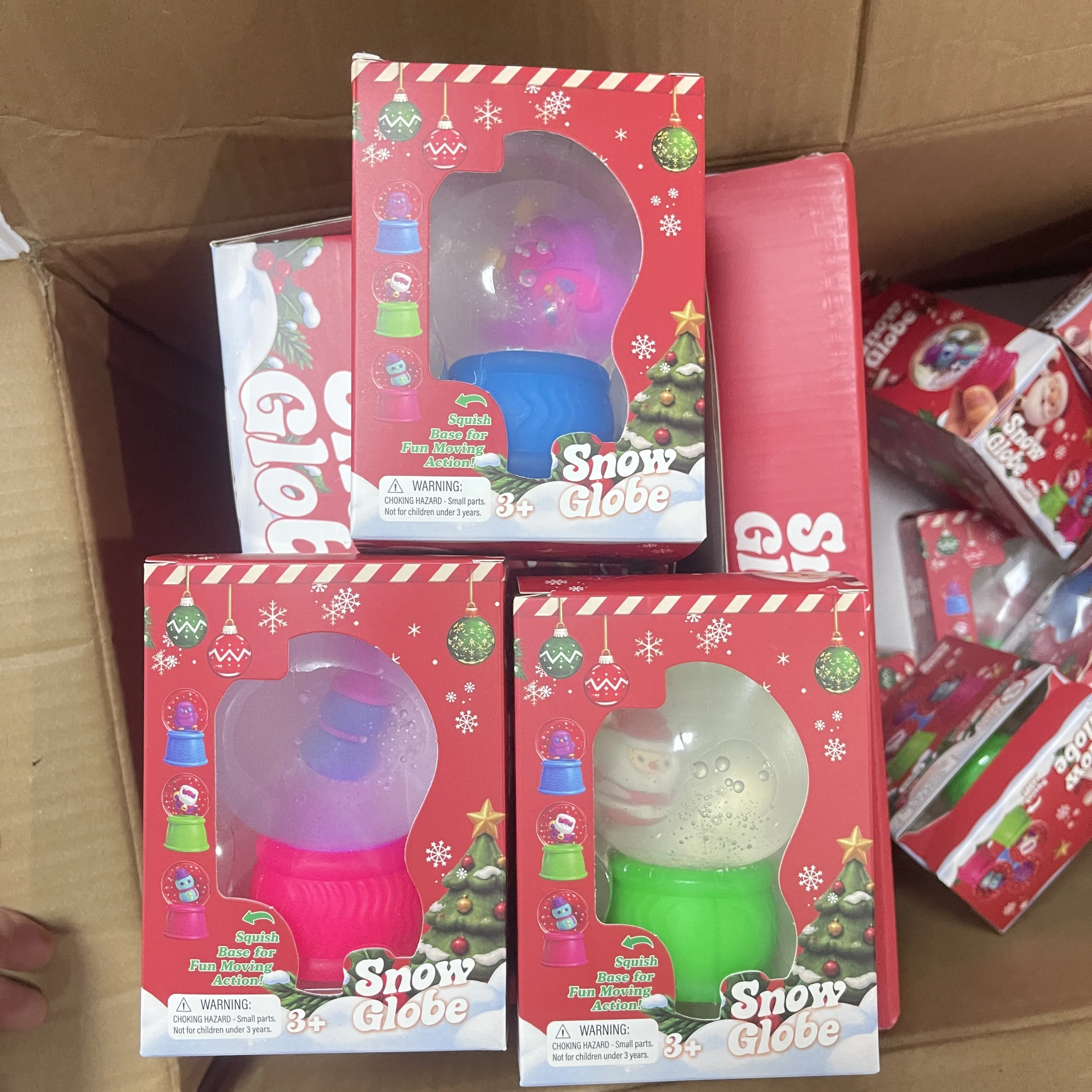 Hot New Product NeeDoh Squish Flow Snow Globe Crunch Stress Relief Toy Squeeze Toy Nice Cube Sensory Toy for Adults Gifts