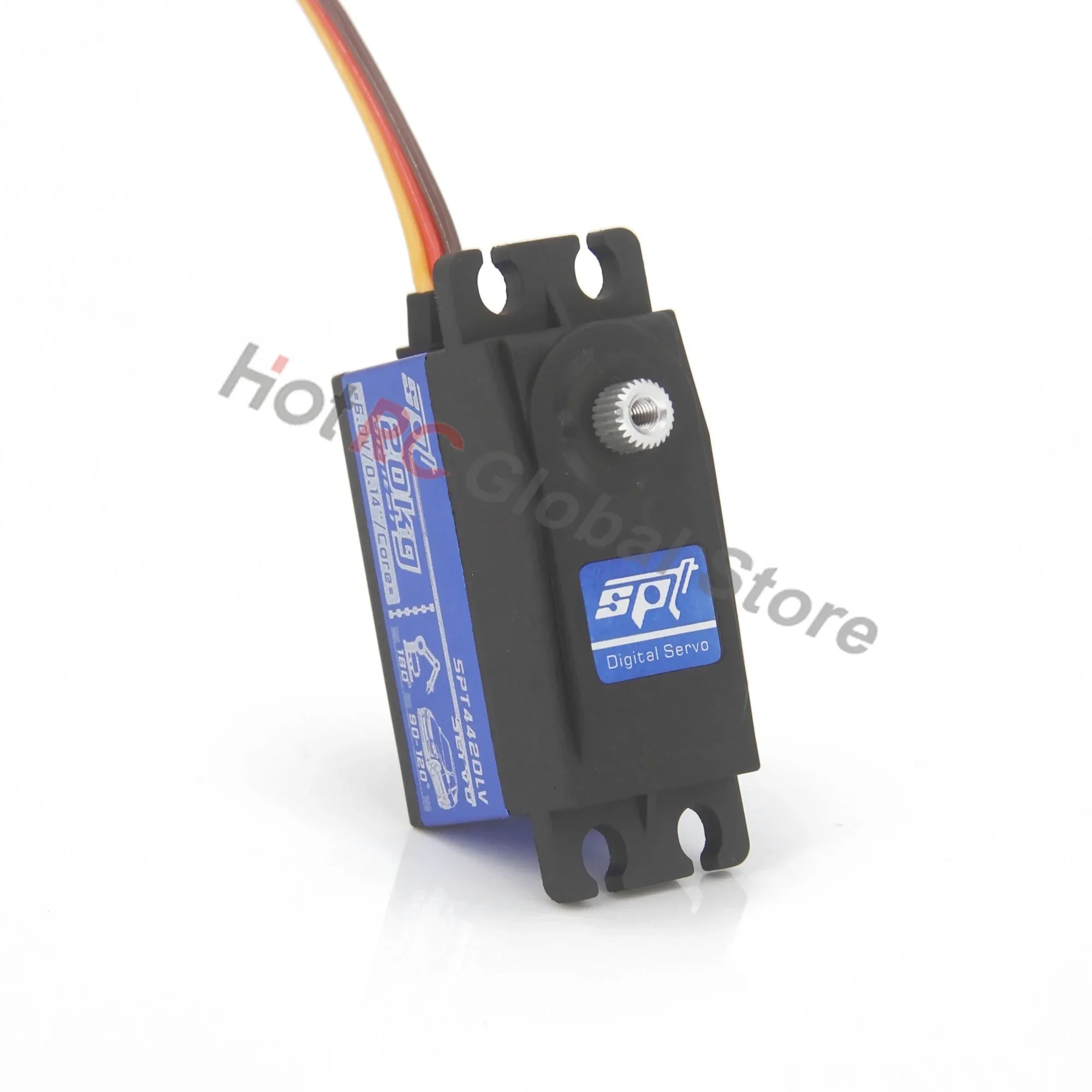 SPT 4420LV 20KG Hoog Koppel Metal Gear Korte Body Low Profile Servo voor 1/10 1/12 RC Auto Crawler Boot robot SCX10 TRX4 Model Speelgoed