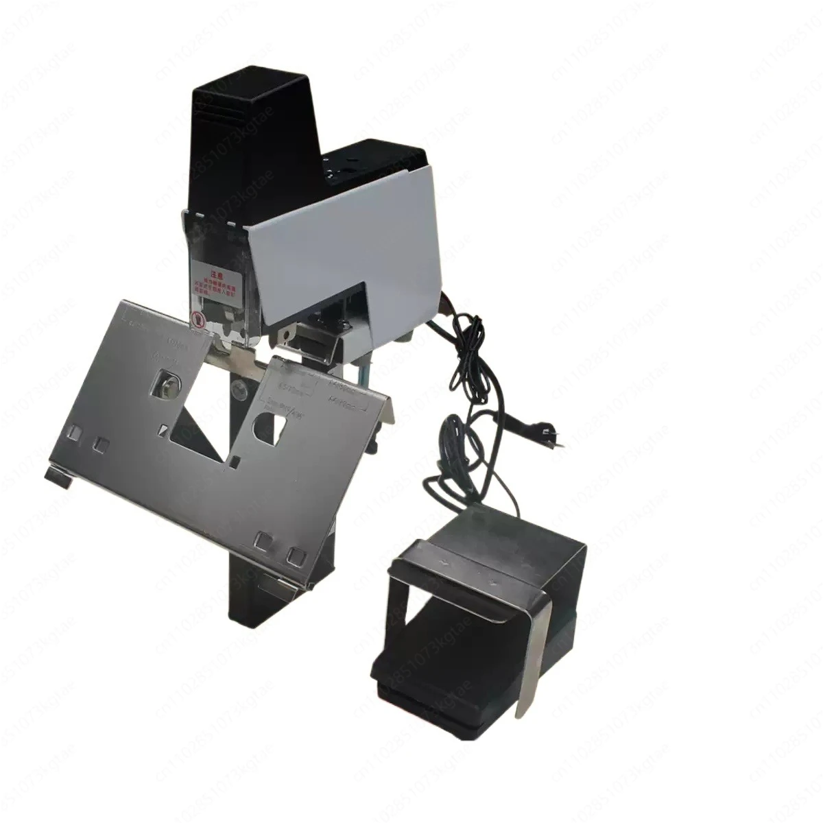 106 Electric Auto Stapler Binder, Heavy Duty 2-50 Sheets Capacity for Flat & Saddle Stitching, Desktop Booklet Maker
