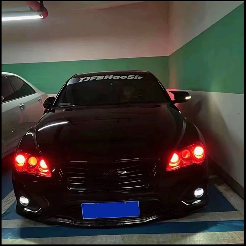 

FOR Toyota Mark X X120 2004-2009 DOOR Side WING REARVIEW MIRROR COVER STICKER TRIM Car-styling Auto Parts Accessories