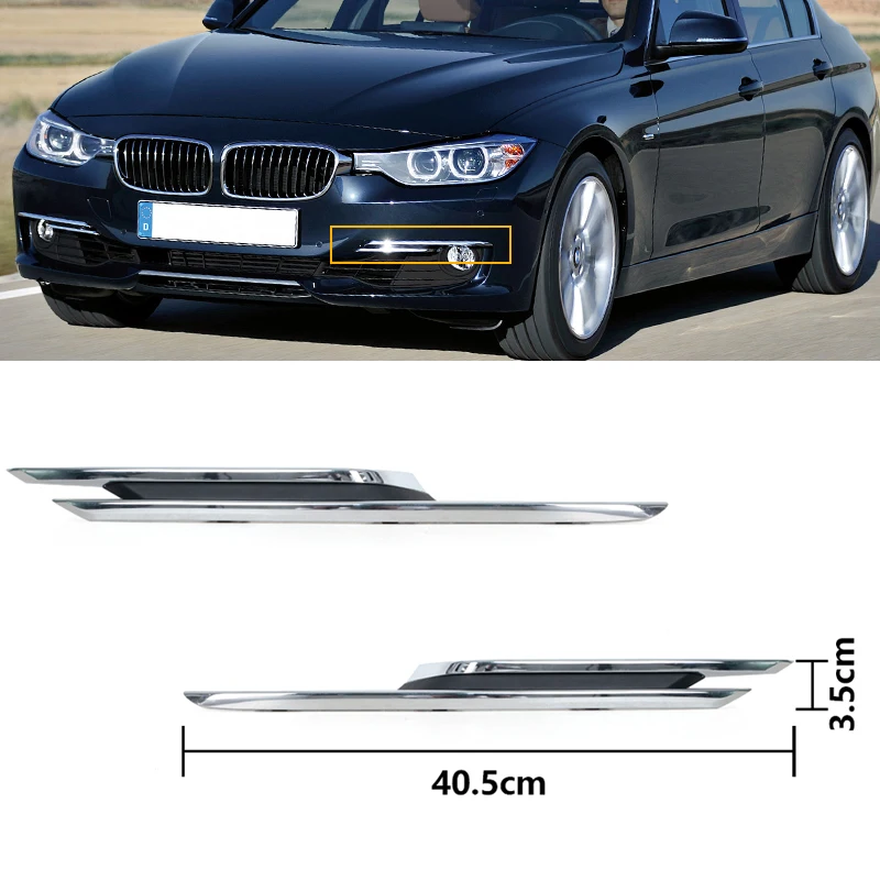 

Накладка на противотуманную фару, хромированная решетка для BMW 3 SERIES 328i 335i 2011 2012 2013 2014 2015 51117279697 51117279698