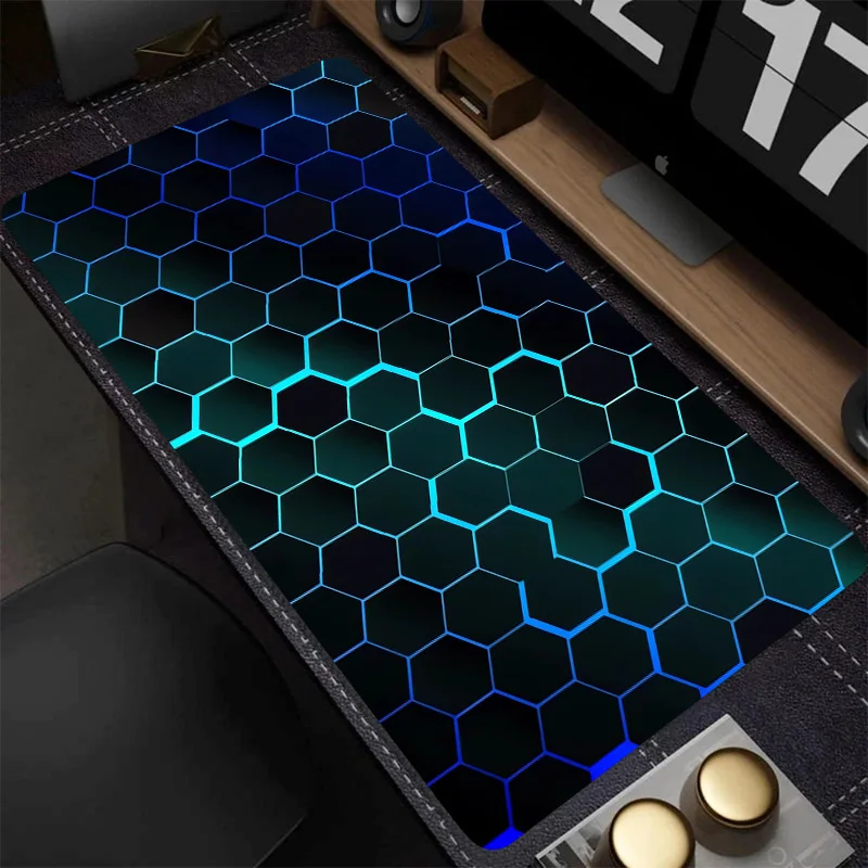 Honeycomb Gaming Mouse Pad, Large-size Gaming Mouse Pad with Precision Stitching,XXL Keyboard Pad Suitable for Office and Gaming