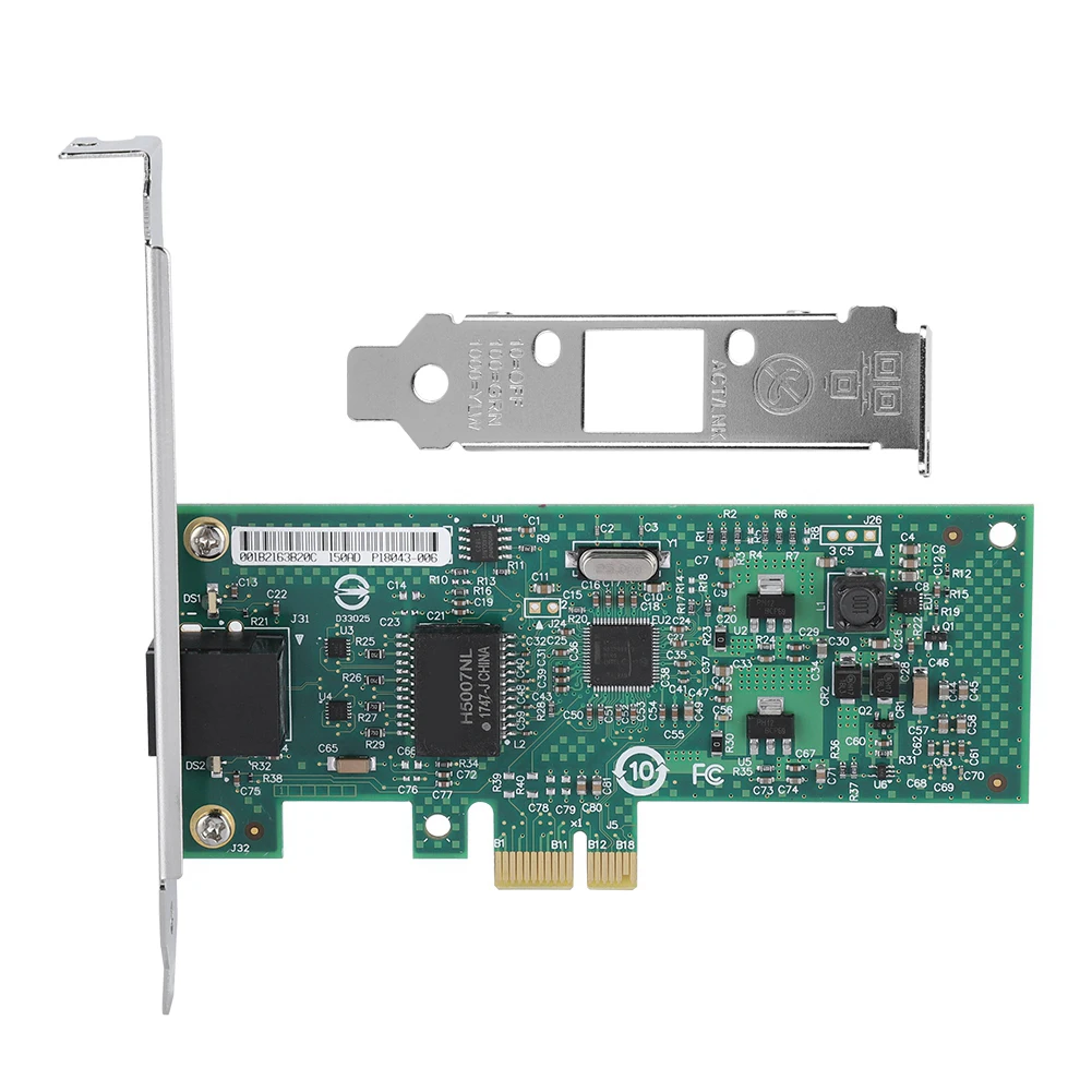 

Stable High Speed Transmission For INTEL 82574L Gigabit PCI-E Duplex Network Adapter Card Desktop NIC 1000Mbps NIC LED Indicator