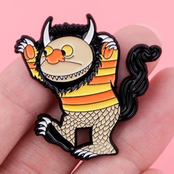 Fairy Tales Enamel Pin Funny Monster Brooch Pines Lapel Pins Badge on Backpack Costume Accessories Anime Jewelry Friends Gifts