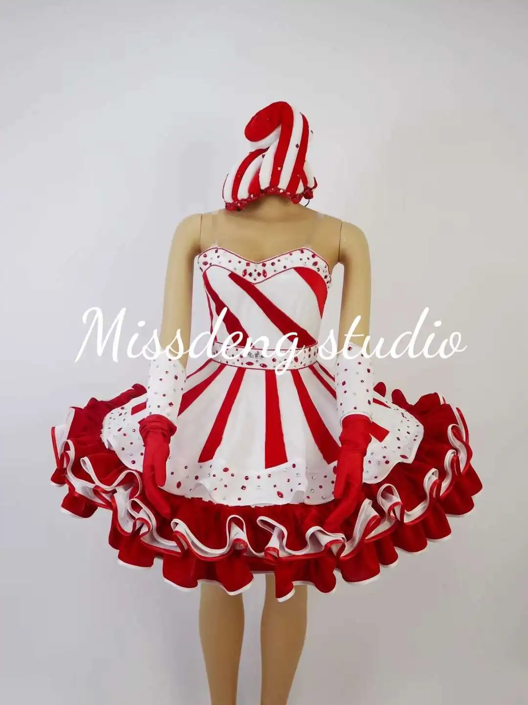 Natal doces sorvete menina traje querida bolo paraíso desfile traje bar boate cosplay traje desempenho cosplay
