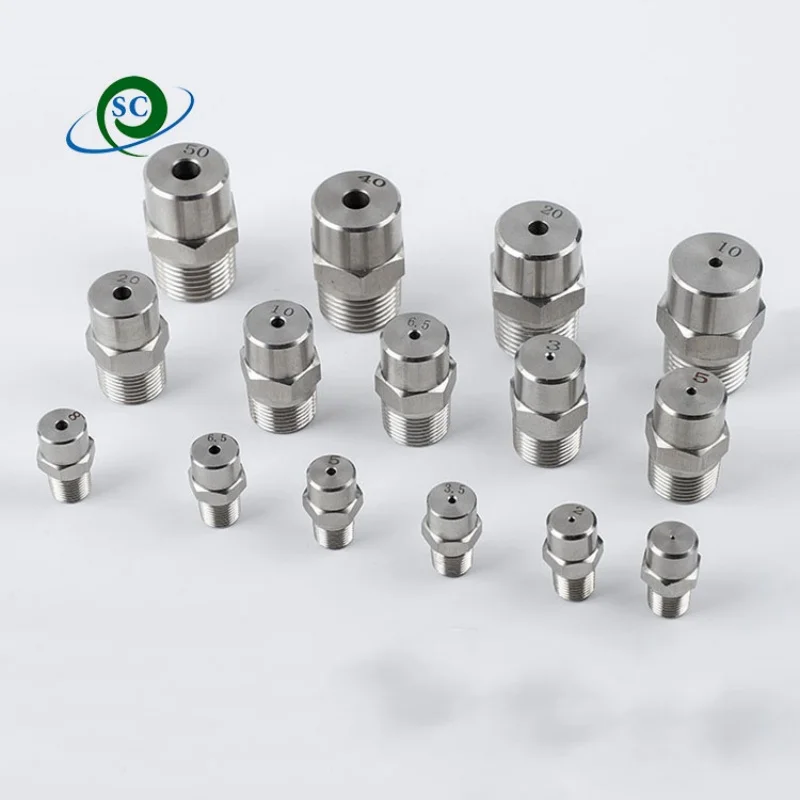 

Форсунка для распыления воды 1/8 1/4 BB Type SS, полноконусная, высокого давления, для охлаждения, 0 градусов, для распылительных сушилок