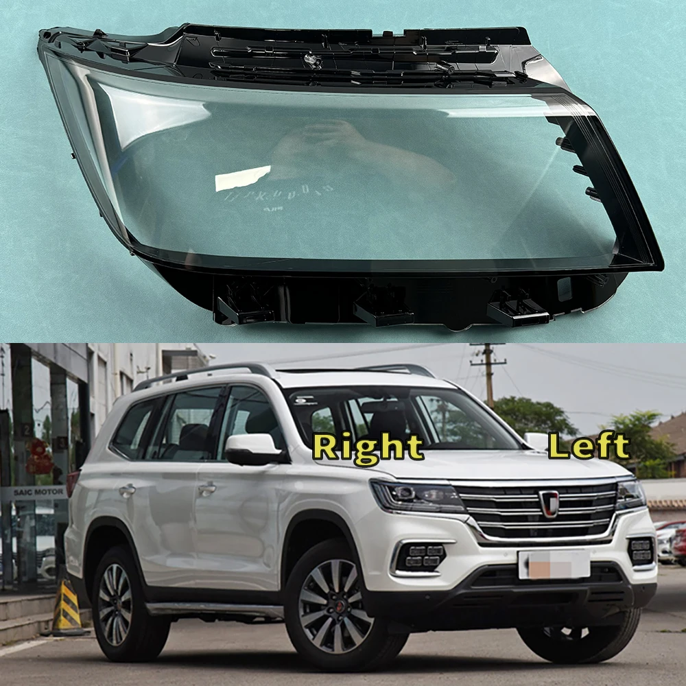 

For Roewe RX8 2018 2019 2020 Headlights Shell Transparent Lampshdade Headlamp Cover Lamp Shade Plexiglass Replace Original Lens