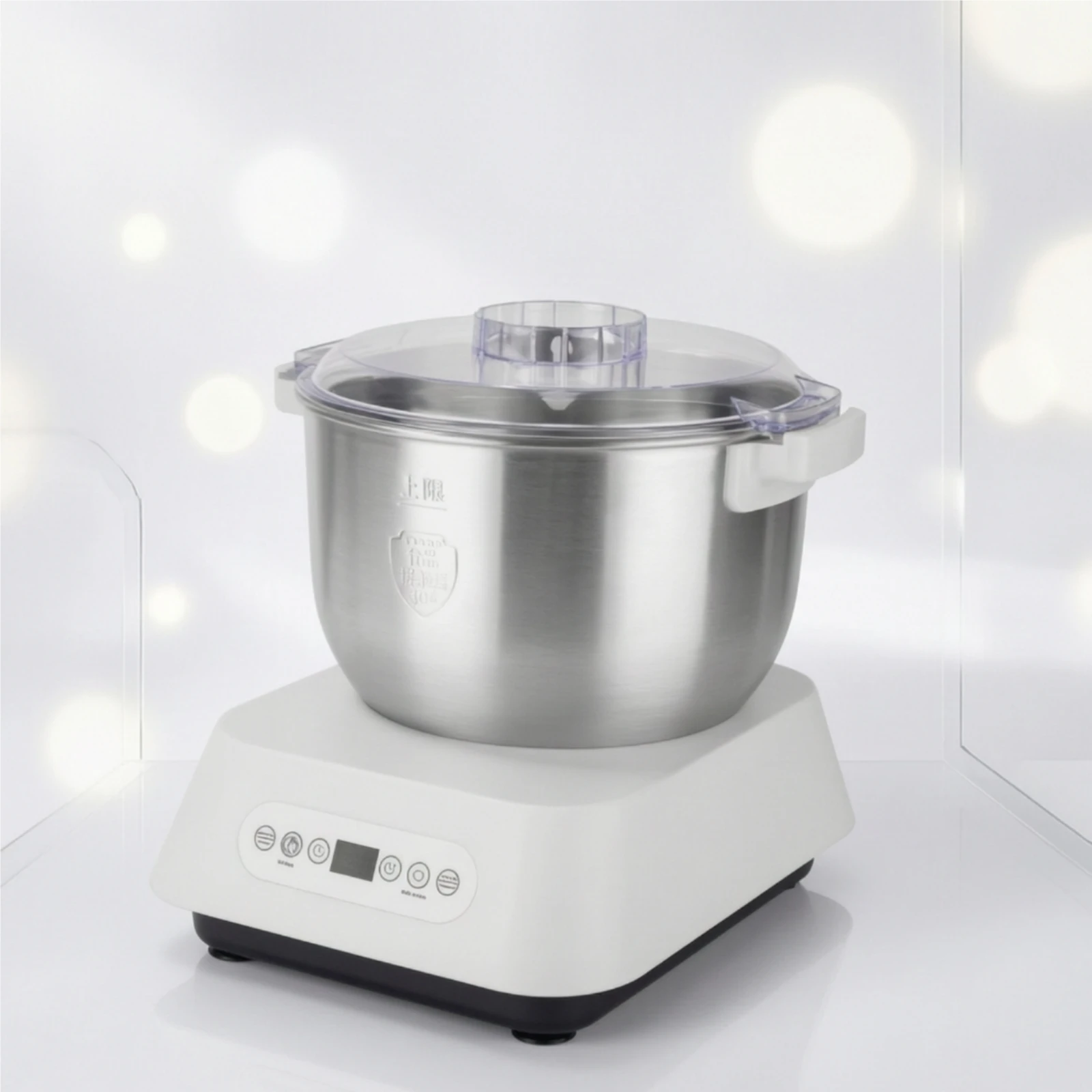 Electric Batter Kneader with Touch Controls Low-Noise Sourdough Mixer Kitchen Appliance Easy to Clean for Home Bakers