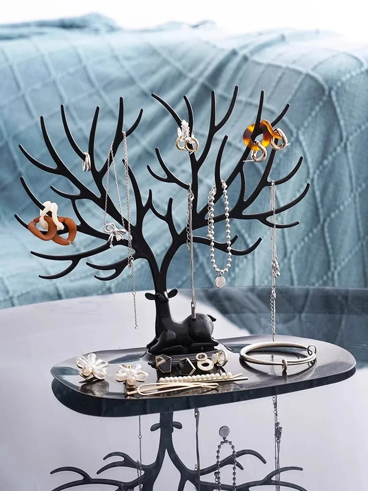 Antler Tree Creative Necklace Jewelry Display Stand Home Earring Stand Bracelet Bracelet Jewelry Storage Rack Porch Decoration