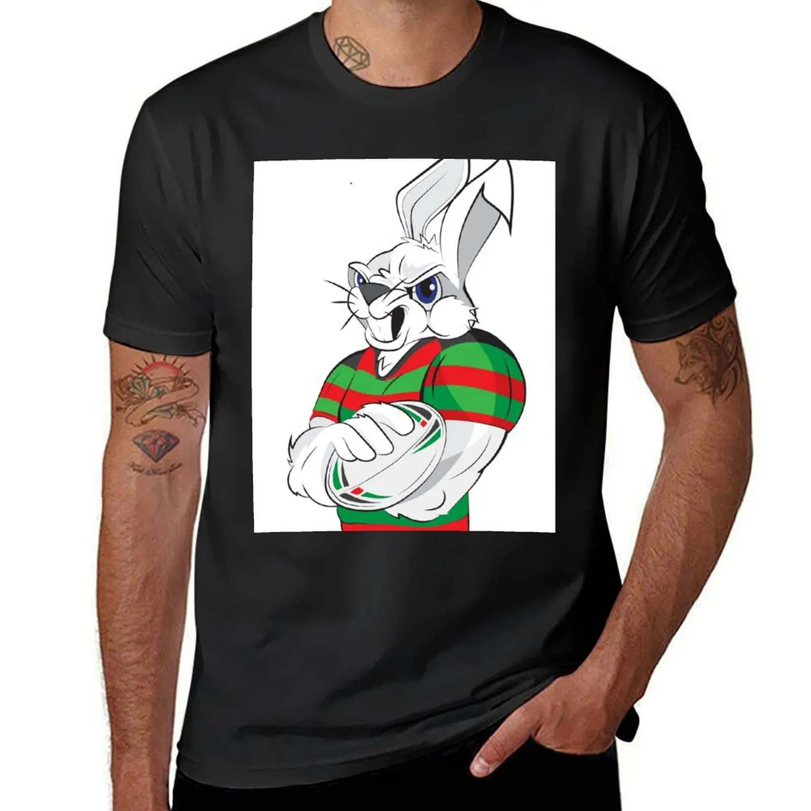 South Sydney Rabbitohs - Australian professional Rugby League team (Rugby-13) T-Shirt anime oversizeds t shirts for men cotton