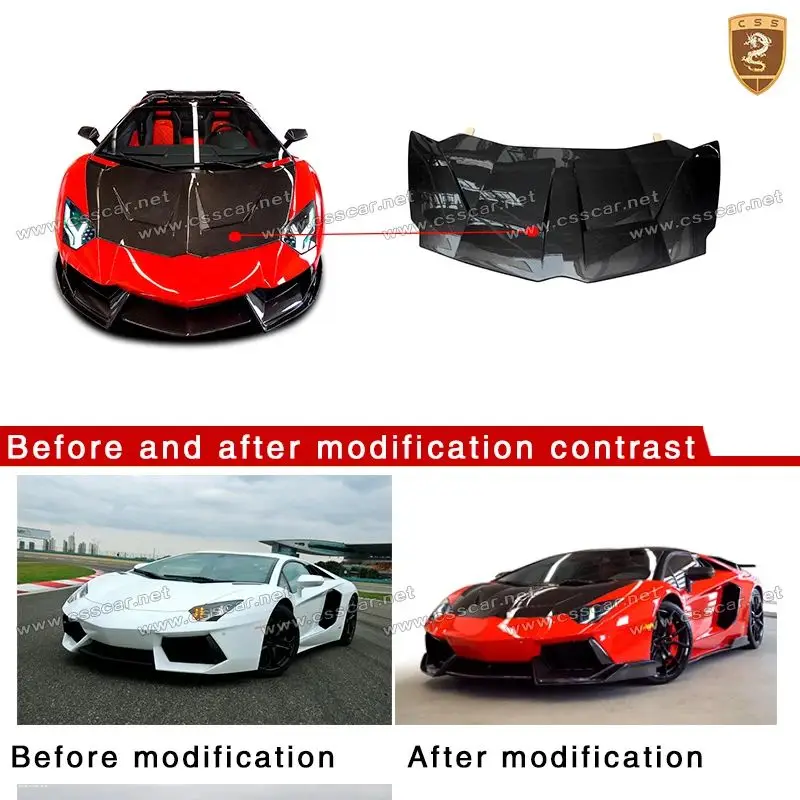 

Передний и задний капот двигателя из углеродного волокна в стиле 1016 для Lamborghini Aventador LP700 LP720 LP740 SV, модель, замена крышки капота автомобиля