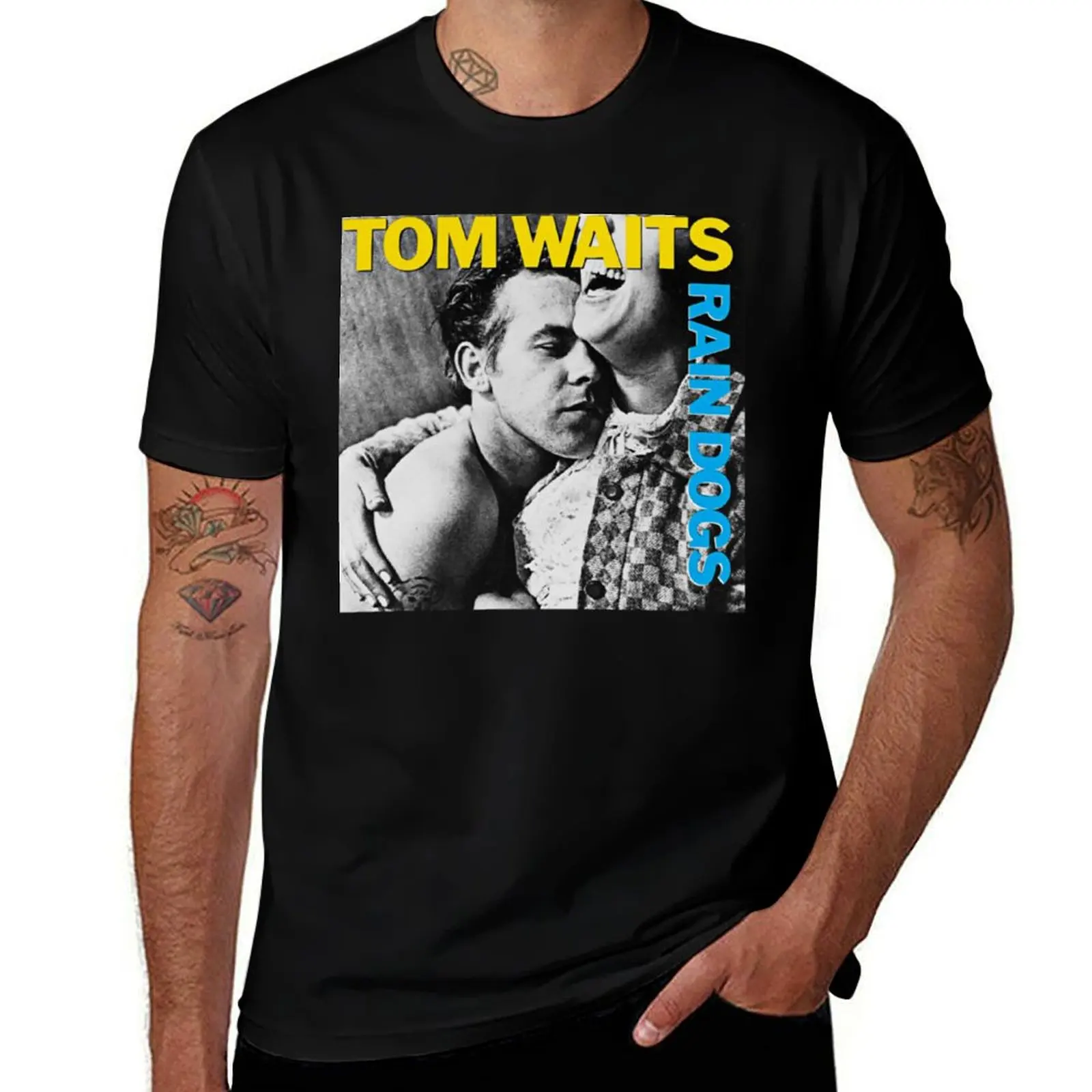 

Tom Waits Rain Dogs Perfect Gift T-Shirt T-Shirt rapper graphic tees korean fashion oversized t shirt men