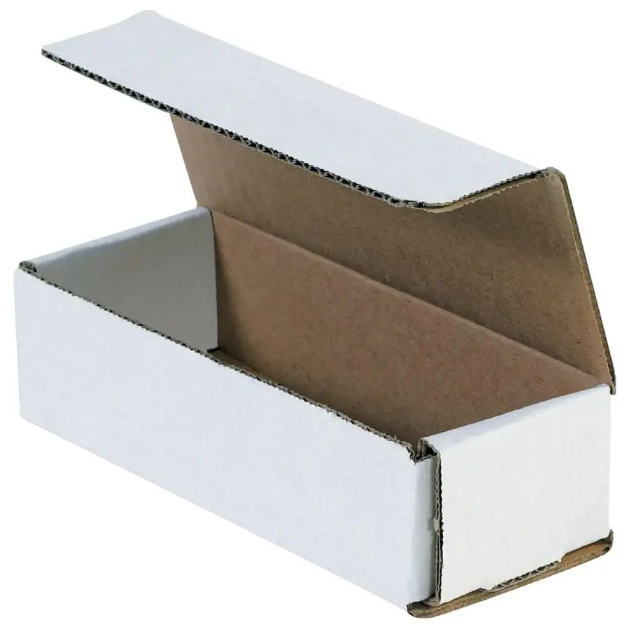 

White Shipping Boxes 14L x 3W x 3H, 50Pack White Box CrushProof Mailers for Packaging, Storage, Gifts or Bulk Business Orders